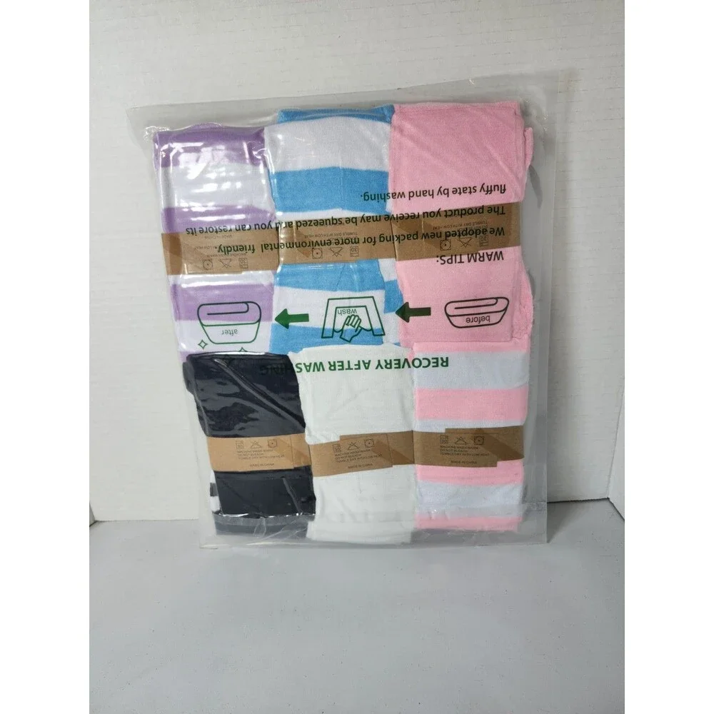 6 Pair Of Thigh High Socks